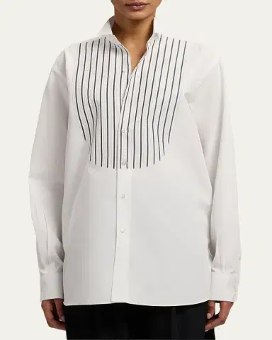 Ralph Lauren Collection Courtney Cotton Broadcloth Shirt | Thumbnail 4 Ralph Lauren Collection Courtney Cotton Broadcloth Shirt | Thumbnail 4
