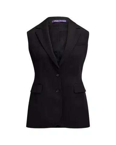 Ralph Lauren Collection Randy Grain De Poudre Vest | Thumbnail 1 Ralph Lauren Collection Randy Grain De Poudre Vest | Thumbnail 1