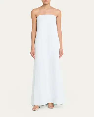 TWP Carolyn's Gown in Coated Viscose Linen | Thumbnail 2