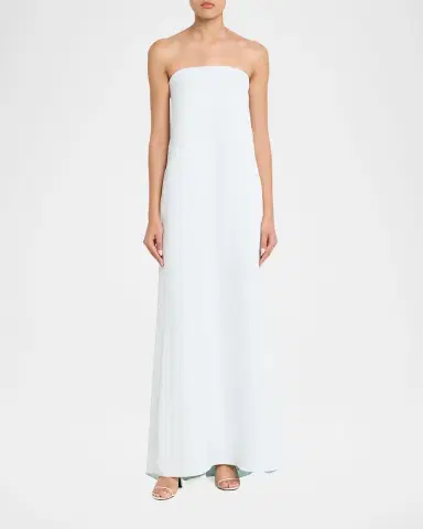 TWP Carolyn's Gown in Coated Viscose Linen | Thumbnail 6