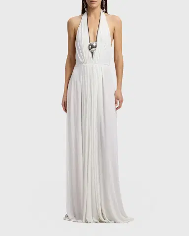 Ralph Lauren Collection Lesley Pleated Jersey Evening Dress | Thumbnail 6 Ralph Lauren Collection Lesley Pleated Jersey Evening Dress | Thumbnail 6