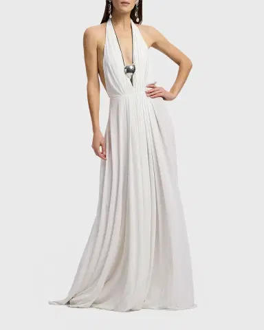 Ralph Lauren Collection Lesley Pleated Jersey Evening Dress | Thumbnail 8 Ralph Lauren Collection Lesley Pleated Jersey Evening Dress | Thumbnail 8