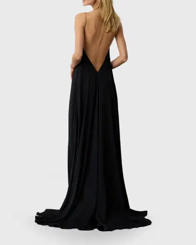 Ralph Lauren Collection Erickson Satin Evening Dress | Thumbnail 7 Ralph Lauren Collection Erickson Satin Evening Dress | Thumbnail 7