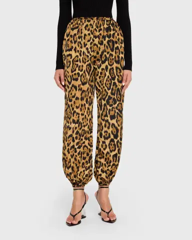 Alaïa Leopard-Print Nylon Balloon Pants | Thumbnail 9