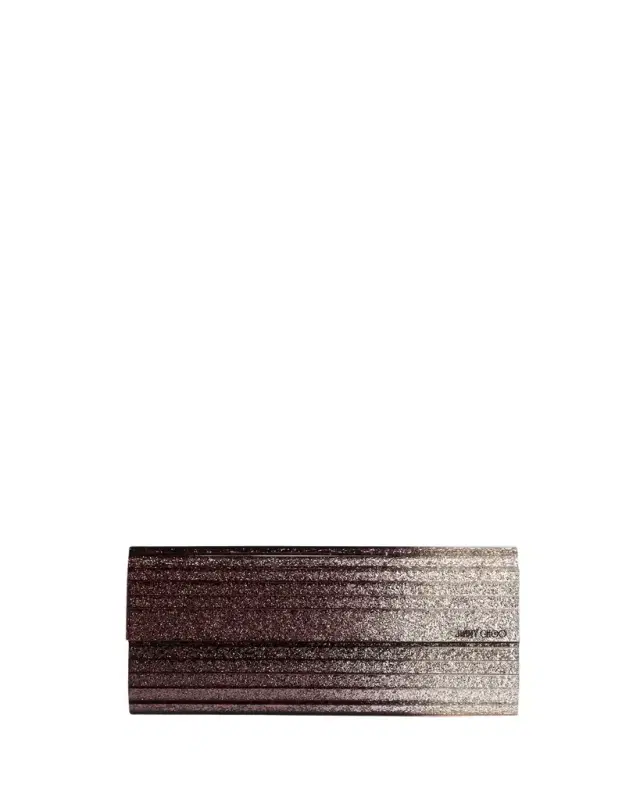 Jimmy Choo Degrade Glitter Acrylic Clutch Bag