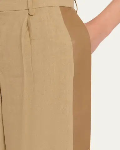 TWP Slim A Linen Pants with Lip Tux | Thumbnail 5