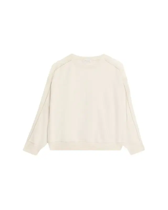 Brunello Cucinelli Sheer-Sleeve Sweatshirt