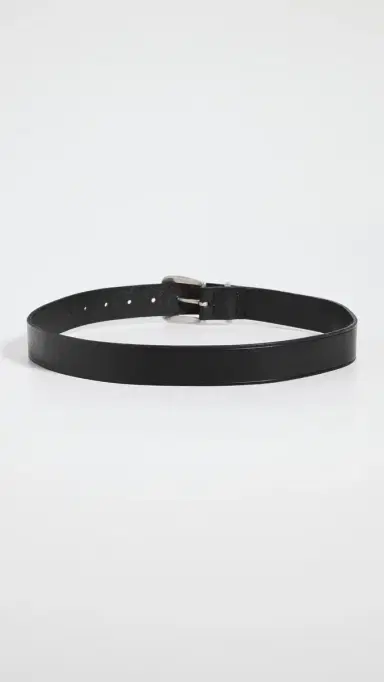 Madewell eather Western Belt True Black | Thumbnail 5