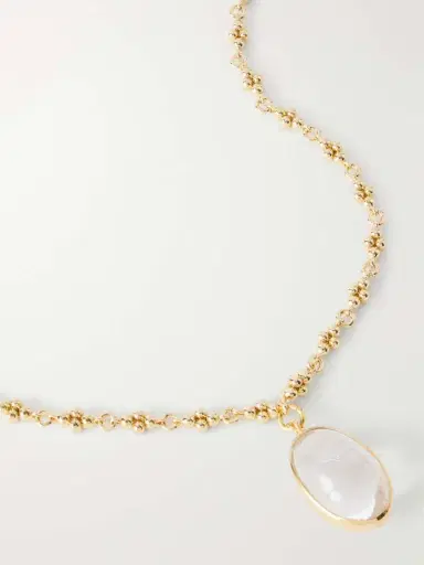 TOHUM Rock Crystal Gold-plated Necklace | Thumbnail 4