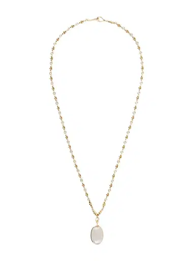 TOHUM Rock Crystal Gold-plated Necklace | Thumbnail 1