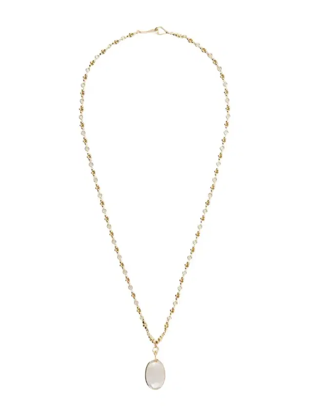 TOHUM Rock Crystal Gold-plated Necklace