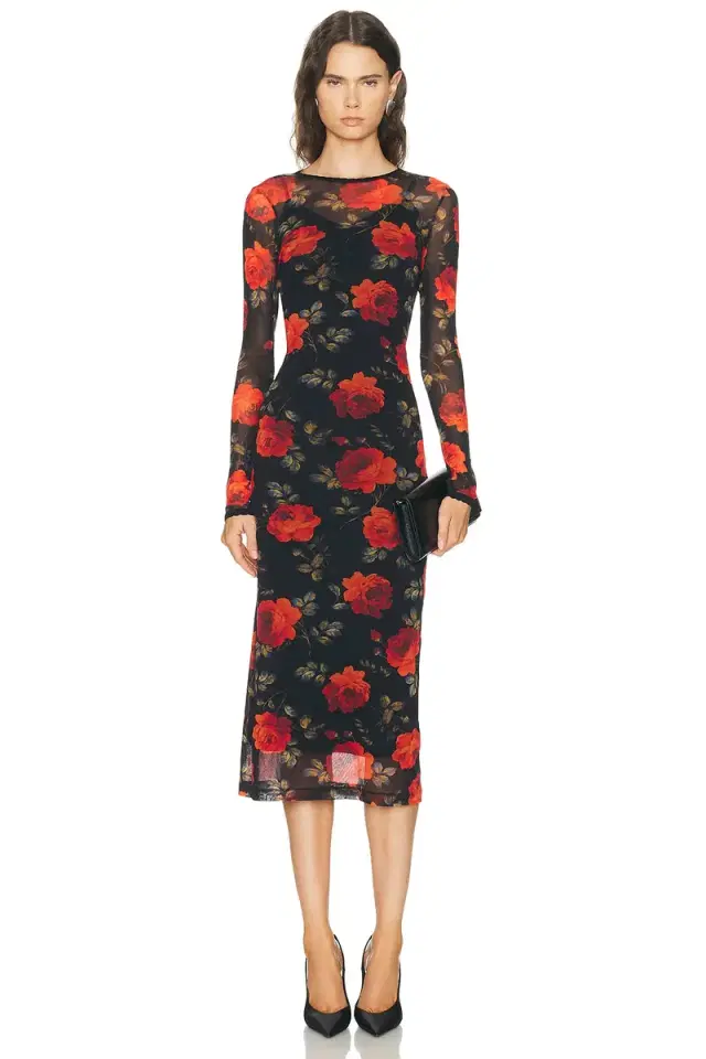 Carolina Herrera Long Sleeve Dress