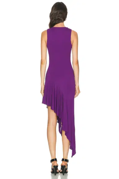 ALAÏA Asymmetrical Dress | Thumbnail 4 ALAÏA Asymmetrical Dress | Thumbnail 4