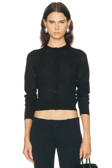 Burberry Pointelle Cardigan | Thumbnail 1
