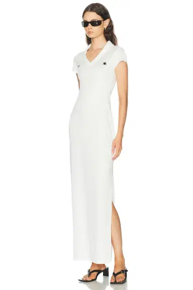 Courrèges Sports Polo Long Dress | Thumbnail 3