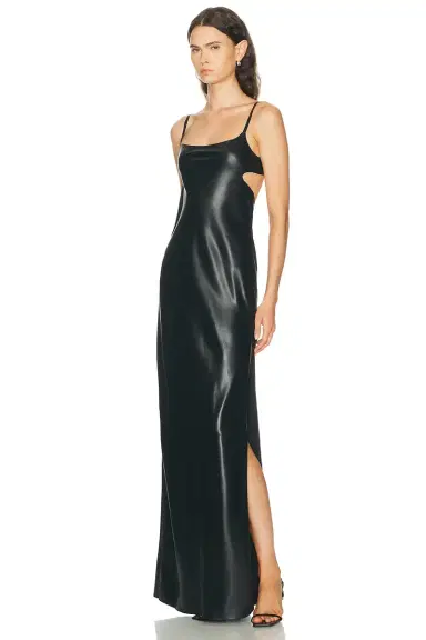 Courrèges Lingerie Glossy Long Dress | Thumbnail 3