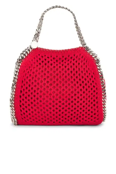 Stella McCartney Falabella Mini Bag Eco Mesh Knit Shoulder Bag | Thumbnail 3 Stella McCartney Falabella Mini Bag Eco Mesh Knit Shoulder Bag | Thumbnail 3