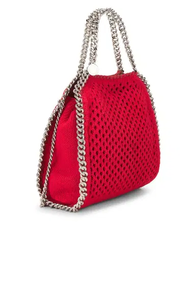 Stella McCartney Falabella Mini Bag Eco Mesh Knit Shoulder Bag | Thumbnail 5 Stella McCartney Falabella Mini Bag Eco Mesh Knit Shoulder Bag | Thumbnail 5