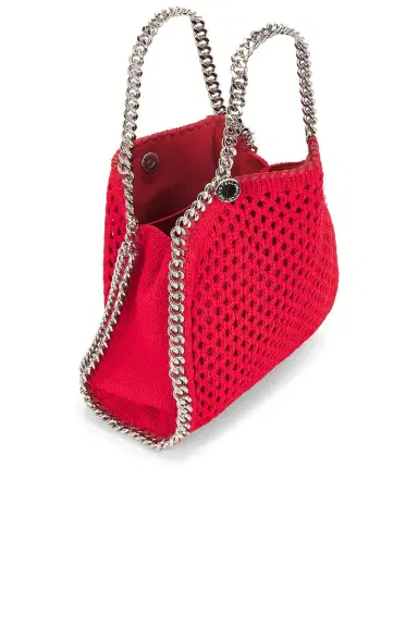 Stella McCartney Falabella Mini Bag Eco Mesh Knit Shoulder Bag | Thumbnail 6 Stella McCartney Falabella Mini Bag Eco Mesh Knit Shoulder Bag | Thumbnail 6