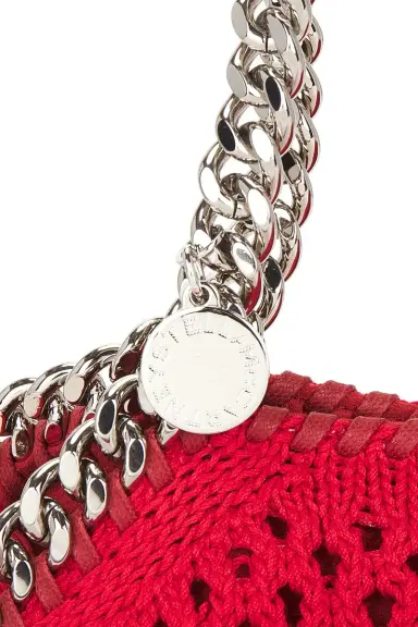 Stella McCartney Falabella Mini Bag Eco Mesh Knit Shoulder Bag | Thumbnail 8 Stella McCartney Falabella Mini Bag Eco Mesh Knit Shoulder Bag | Thumbnail 8
