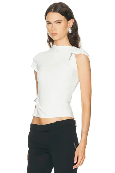 Grace Ling Relic Charms Mock Neck Top | Thumbnail 3 Grace Ling Relic Charms Mock Neck Top | Thumbnail 3