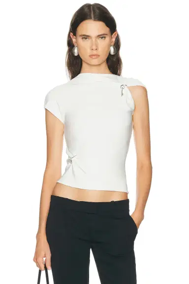 Grace Ling Relic Charms Mock Neck Top | Thumbnail 1 Grace Ling Relic Charms Mock Neck Top | Thumbnail 1