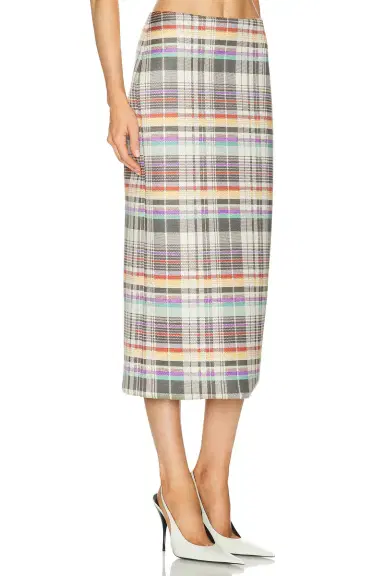 Brandon Maxwell Mercer Bonded Pencil Skirt | Thumbnail 2 Brandon Maxwell Mercer Bonded Pencil Skirt | Thumbnail 2