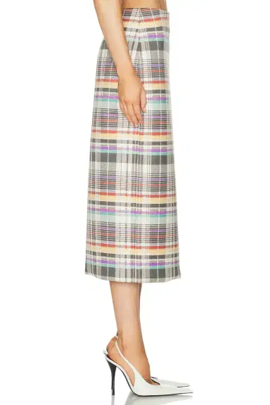 Brandon Maxwell Mercer Bonded Pencil Skirt | Thumbnail 3 Brandon Maxwell Mercer Bonded Pencil Skirt | Thumbnail 3