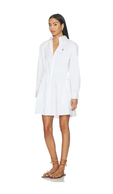 Polo Ralph Lauren Cotton Long Sleeve Shirt Dress | Thumbnail 2