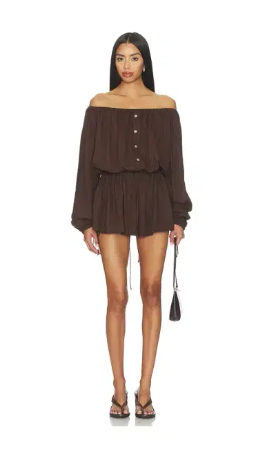 Tularosa Kai Linen Romper | Thumbnail 1 Tularosa Kai Linen Romper | Thumbnail 1