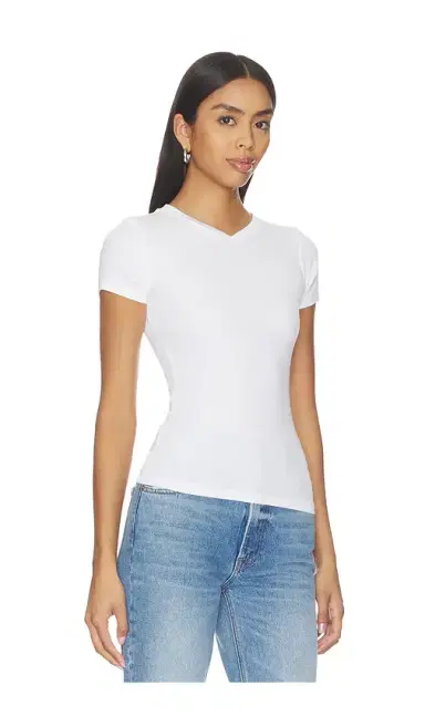 GRLFRND V-neck Slim Fit Tee | Thumbnail 2