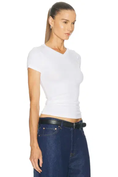 GRLFRND V-neck Slim Fit Tee | Thumbnail 4