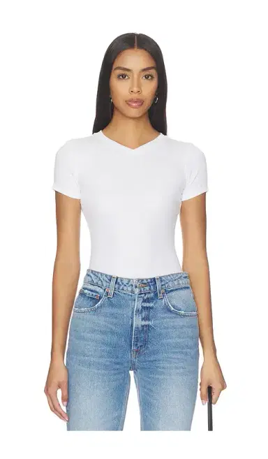 GRLFRND V-neck Slim Fit Tee | Thumbnail 1