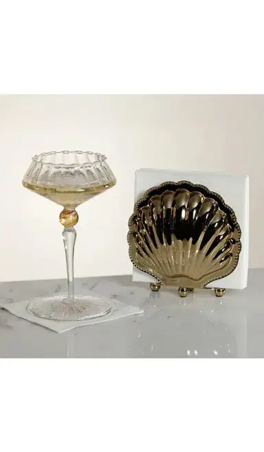 The Favorites Cap Ferrat Fan Shell Napkin Holder | Thumbnail 2
