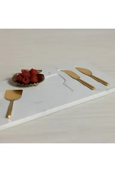 The Favorites Marble Tray With Set Of 3 Cheese Tools | Thumbnail 5 The Favorites Marble Tray With Set Of 3 Cheese Tools | Thumbnail 5