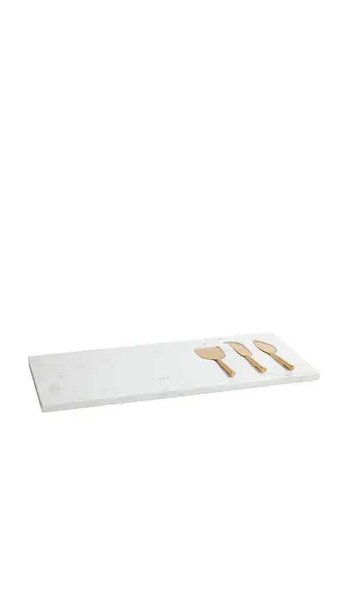 The Favorites Marble Tray With Set Of 3 Cheese Tools