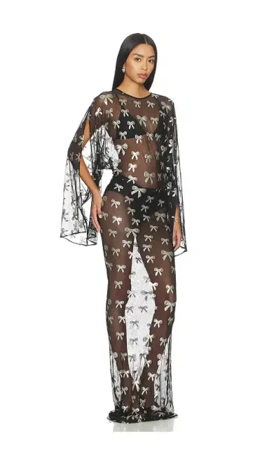 Norma Kamali Reverse Obie Gown With Long Sleeve | Thumbnail 2 Norma Kamali Reverse Obie Gown With Long Sleeve | Thumbnail 2