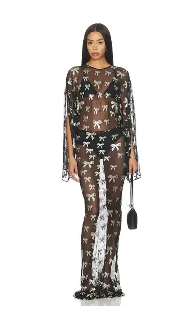 Norma Kamali Reverse Obie Gown With Long Sleeve | Thumbnail 1 Norma Kamali Reverse Obie Gown With Long Sleeve | Thumbnail 1