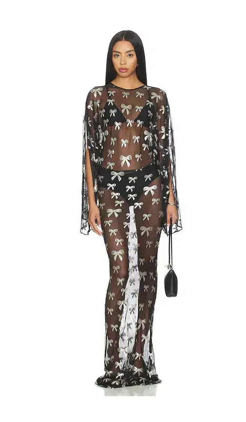 Reverse Obie Gown With Long Sleeve