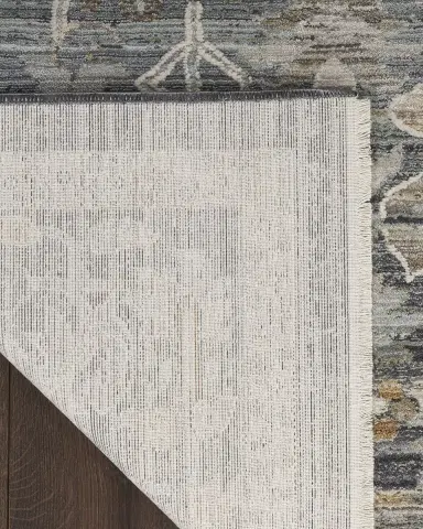 Nourison Lynx Navy Power-Loomed Rug | Thumbnail 4