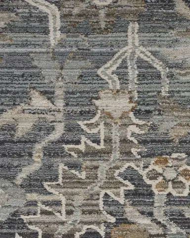 Nourison Lynx Navy Power-Loomed Rug | Thumbnail 6