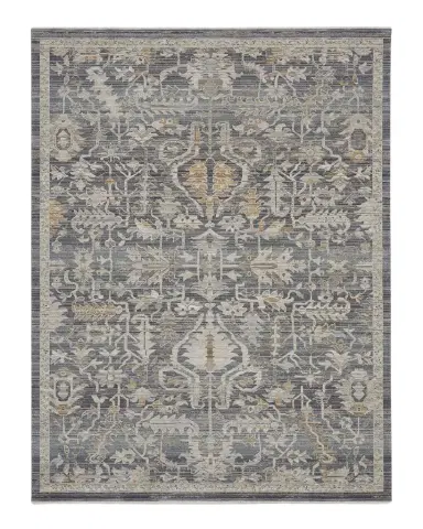 Nourison Lynx Navy Power-Loomed Rug | Thumbnail 1