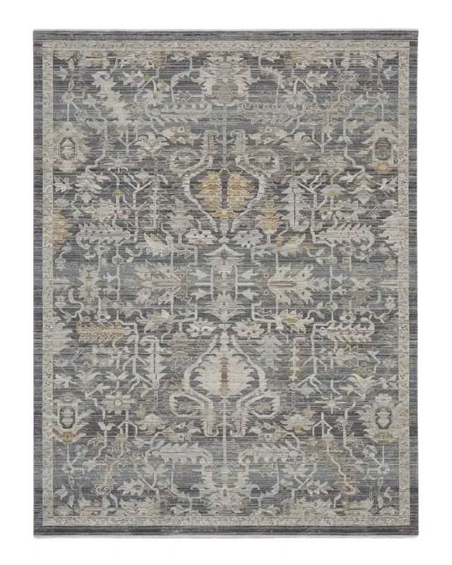 Nourison Lynx Navy Power-Loomed Rug