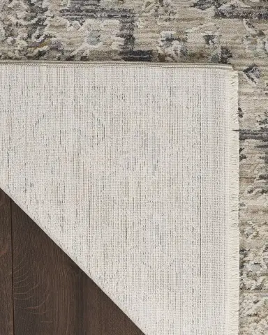 Nourison Lynx Ivory/Taupe Power-Loomed Rug | Thumbnail 4