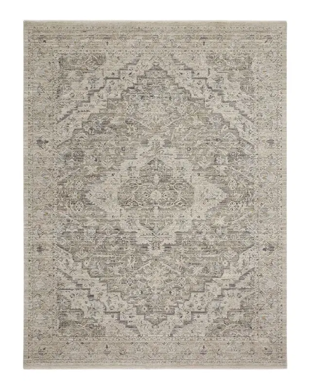 Nourison Lynx /Taupe Power-Loomed Rug