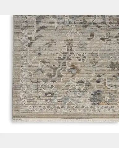 Nourison Lynx Taupe Power-Loomed Rug | Thumbnail 3