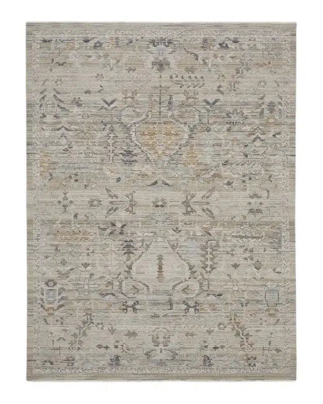 Nourison Lynx Taupe Power-Loomed Rug