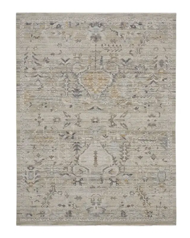 Nourison Lynx Taupe Power-Loomed Rug