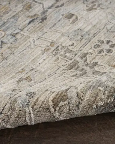 Nourison Lynx Taupe Power-Loomed Rug | Thumbnail 2