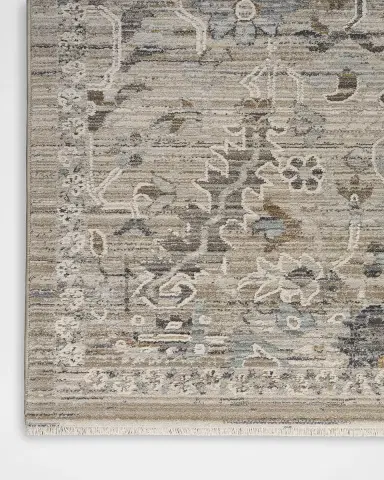Nourison Lynx Taupe Power-Loomed Rug | Thumbnail 3